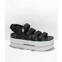 [BRM2167186] 나이키 아이콘 클래식 블랙 &amp; 화이트 플랫폼 샌들  352748  Nike Icon Classic Black White Platform Sandals