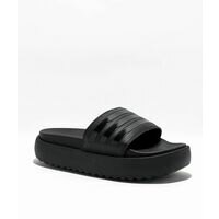 [BRM2168158] 아디다스 아딜렛 블랙 플랫폼 슬리퍼 샌들  367460  adidas Adilette Black Platform Slide Sandals