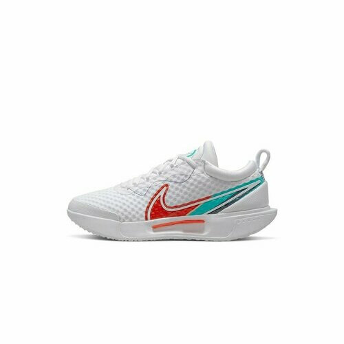 [BRM2079617] 나이키 줌 코트 프로 Shoe- White/Teal/Red 우먼스 DH0990-136 테니스화  Nike Zoom Court Pro