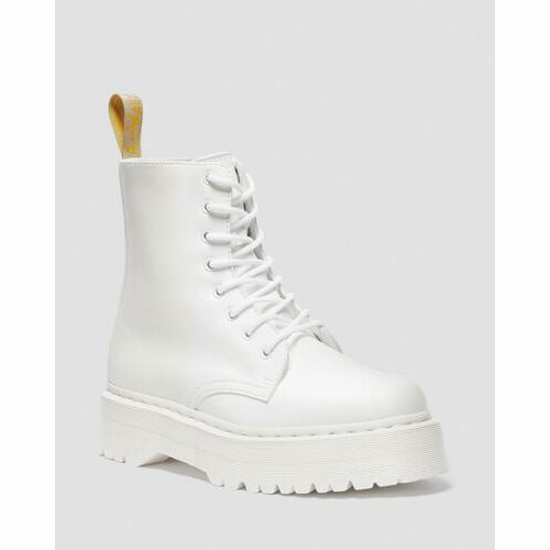 [BRM2099179] 닥터마틴 비건 제이든 II Kemble 모노 플랫폼 부츠 남녀공용 27335113  (OPTICAL WHITE)  DR MARTENS Vegan Jadon Mono Platform Boots