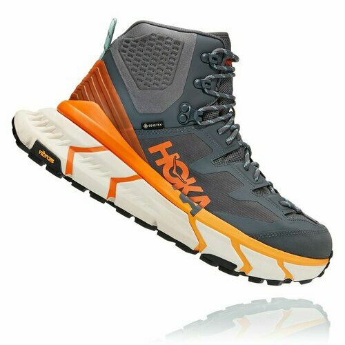 [BRM2012657] 호카 원 ONE TenNine 하이크 GoreTEX 하이킹 슈즈  - Castlerock/Persimmon Orange 맨즈  HOKA Hike Hiking Shoes