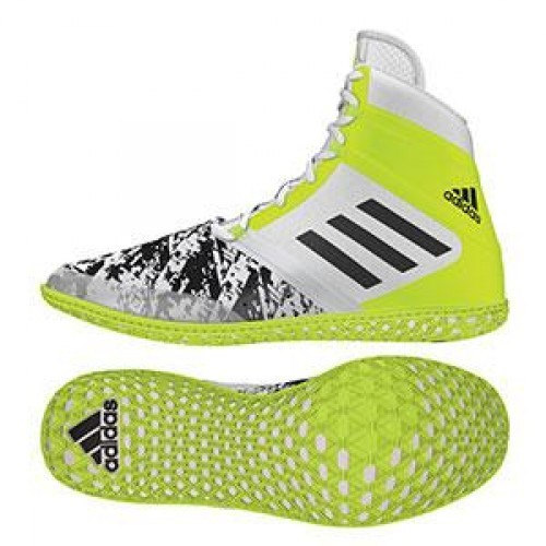 [BRM1909724] 레슬링화 아디다스 임팩트 White/Black/Solar Yellow 맨즈 2AQ3321 복싱화  Wrestling Shoes adidas Impact