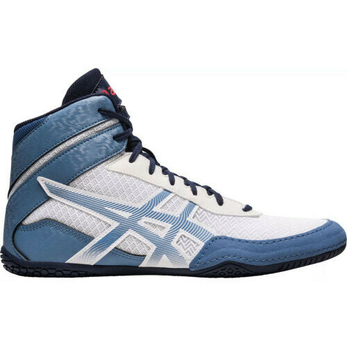 [BRM2167339] 레슬링화 아식스 매트컨트롤 3 White/Storm 블루 맨즈 1081A053-100 복싱화  Wrestling Shoes ASICS Matcontrol Blue