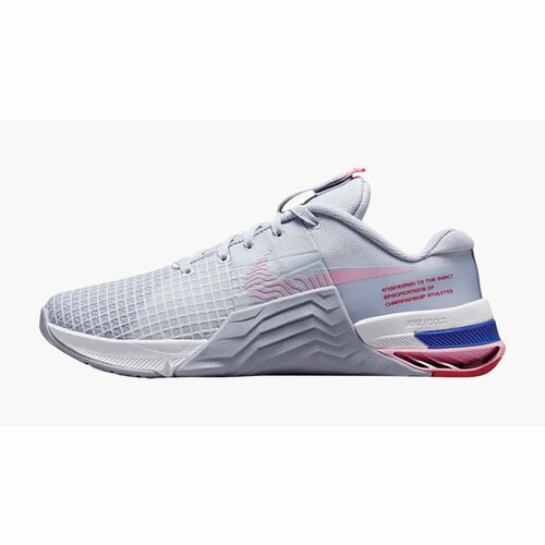 [BRM2134580] 나이키 멧콘 8 우먼스 DO9327005 트레이닝화 (Football Gray / Blue Whisper Medium Soft Pink White)  Nike Metcon