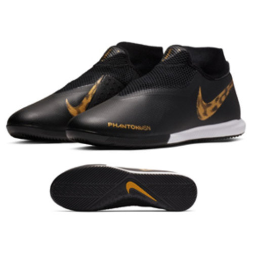 [BRM1897732] 나이키 팬텀 비전 아카데미 DF 인도어 슈즈 맨즈 AO3267-077 축구화 (Black/Gold)  Nike Phantom Vision Academy Indoor Shoes