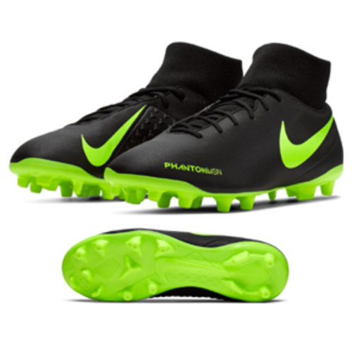 [BRM1902825] 나이키  팬텀 비전 클럽 DF MG 축구화 맨즈 AJ6959-007 (Black/Volt)  Nike Phantom Vision Club Soccer Shoes