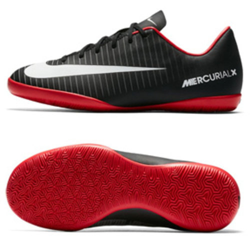 [BRM1905272] 나이키 Youth 머큐리얼 빅토리  VI 인도어 슈즈 키즈 831947-002 축구화 (Black/Grey)  Nike Mercurial Victory Indoor Shoes