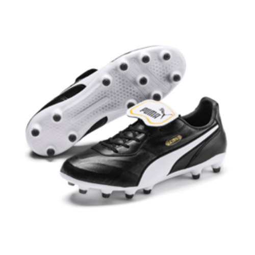 [BRM1907488] 퓨마  킹 탑 FG 축구화 맨즈 105607-01 (Black/White)  Puma King Top Soccer Shoes