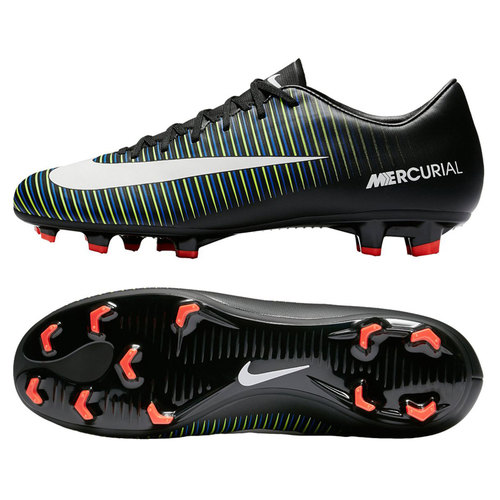 [BRM1908195] 나이키 머큐리얼 빅토리  VI FG 축구화 맨즈 831964-013 (Black/Electric Green)  Nike Mercurial Victory Soccer Shoes