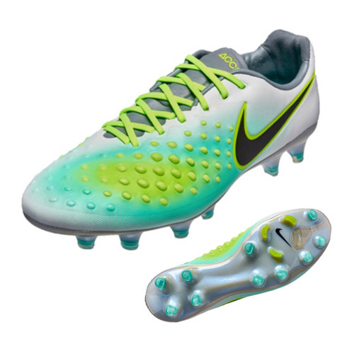 [BRM1908839] 나이키 마지스타 오퍼스  II FG 축구화 맨즈 843813-003 (Platinum/Ghost Green)  Nike Magista Opus Soccer Shoes