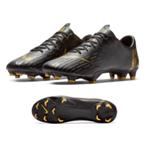 [BRM1909397] 나이키 머큐리얼 베이퍼 XII 프로 FG 축구화 맨즈 AH7382-077 (Black/Gold)  Nike Mercurial Vapor Pro Soccer Shoes