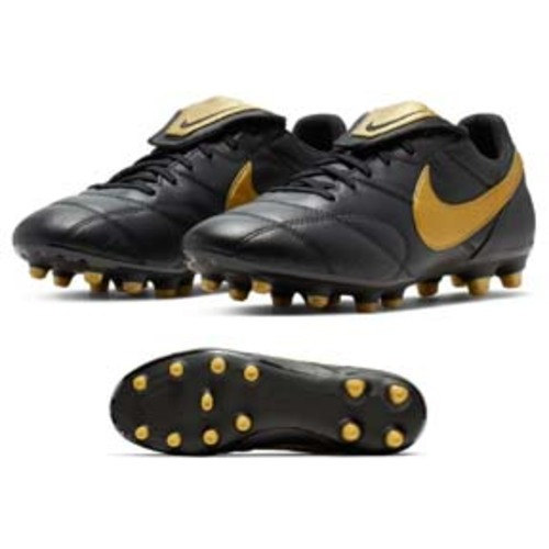 [BRM1910103] 나이키  프리미어 II FG 축구화 맨즈 917803-077 (Black/Metallic Gold)  Nike Premier Soccer Shoes