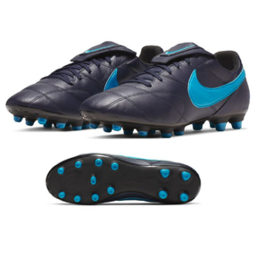 [BRM1910326] 나이키  프리미어 II FG 축구화 맨즈 917803-440 (Obsidian/Light Current Blue)  Nike Premier Soccer Shoes