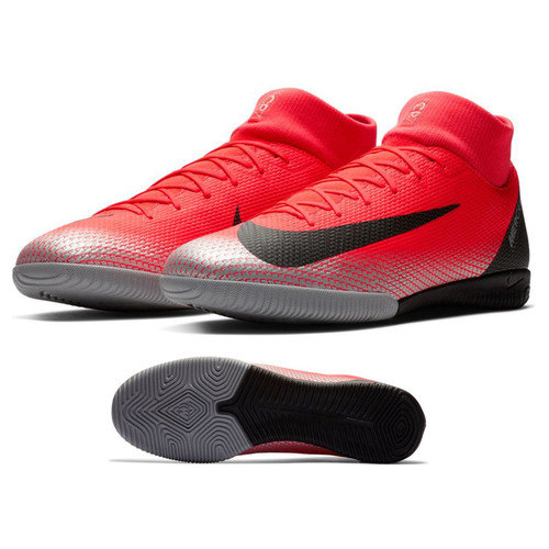 [BRM1917607] 나이키 CR7 머큐리얼X 슈퍼플라이 6 아카데미 인도어 축구화 맨즈 AJ3567-600 (Red)  Nike MercurialX Superfly Academy Indoor Soccer Shoes