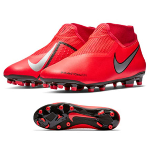 [BRM1918398] 나이키 팬텀 비전 아카데미 DF MG 축구화 맨즈 AO3258-600 (Crimson/Silver)  Nike Phantom Vision Academy Soccer Shoes