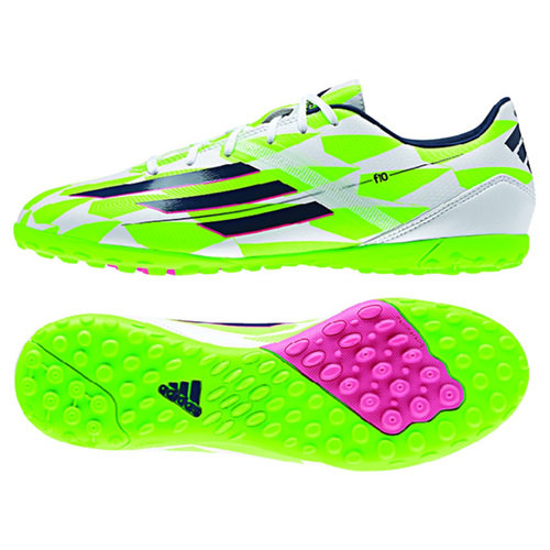 [BRM1918905] 아디다스 F10 TRX 터프 축구화 맨즈 M18318 (White/Green)  adidas Turf Soccer Shoes