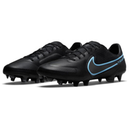 [BRM2022308] 나이키  티엠포 레전드 9 프로 FG 축구화 맨즈 DA1175-004 (Black/Blue/Iron Grey) Nike Tiempo Legend Pro Soccer Shoes