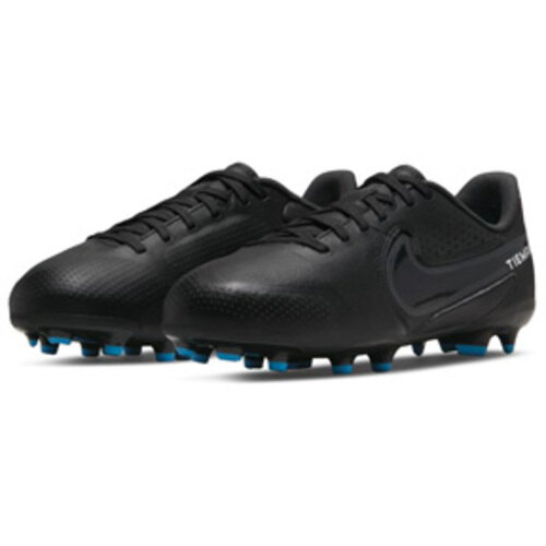 [BRM2135895] 나이키 Youth  티엠포 레전드 9 아카데미 FG 축구화 키즈 DA1333-001 (Black/Blue)  Nike Tiempo Legend Academy Soccer Shoes