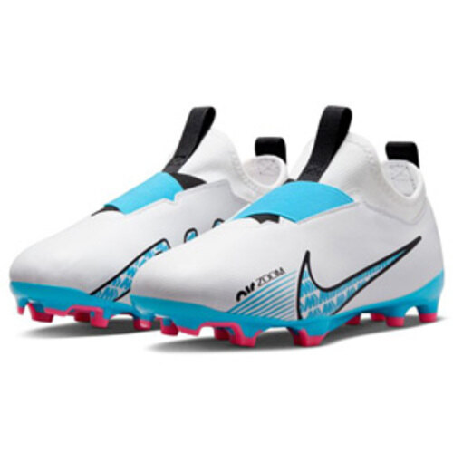 [BRM2136047] 나이키 Youth  줌 머큐리얼 베이퍼 15 아카데미 FG 슈즈 키즈 DJ5617-146 축구화 (White/Blue/Pink)  Nike Zoom Mercurial Vapor Academy Shoes