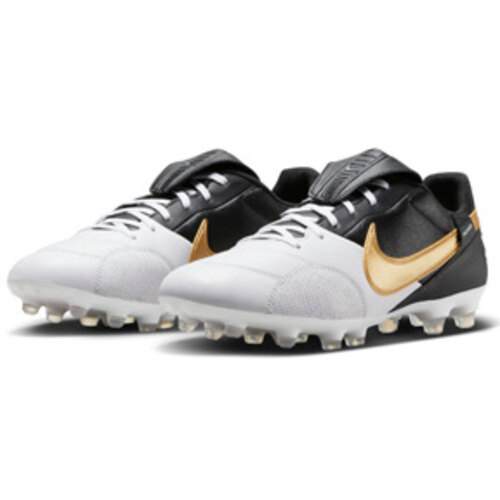 [BRM2157043] 나이키  프리미어 III FG 축구화 맨즈 AT5889-174 (White/Gold Metallic/Black)  Nike Premier Soccer Shoe