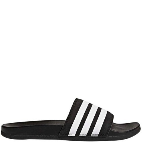 [BRM1914571] 아디다스 아딜렛 클라우드폼 플러스 스트라이프 Black/White 슬리퍼 샌들 우먼스 AP9966 축구화  adidas Adilette Cloudfoam Plus Stripes Slide Women&#039;s Sandals