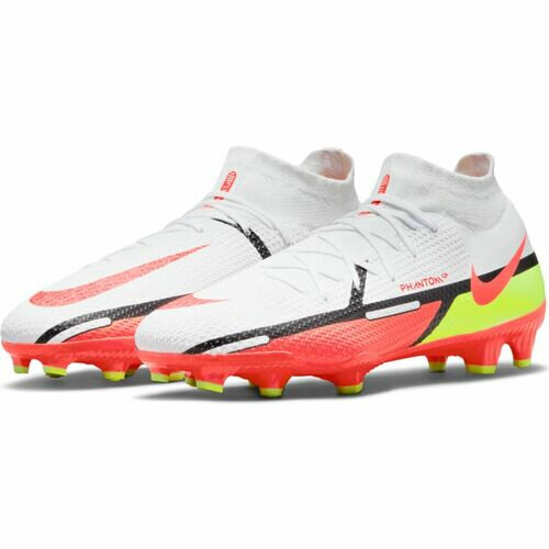 [BRM2021792] 나이키 팬텀 GT2 프로 다이나믹 핏 FG 축구화 맨즈 DC0759-167 (White/Bright Crimson-Volt)  Nike Phantom Pro Dynamic Fit Soccer Cleat