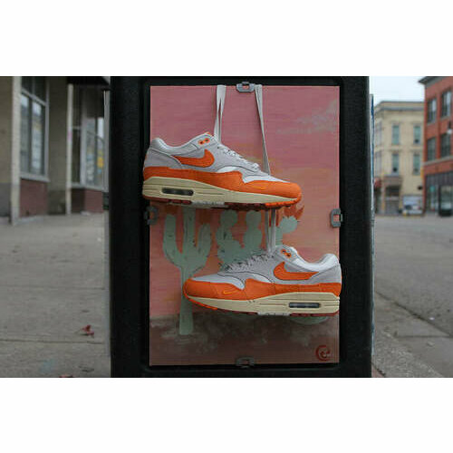 [BRM2117362] 나이키 우먼스 에어맥스 1 맨즈 DZ4709 (Light Bone/Magma Orange)  Nike Women&#039;s Air Max