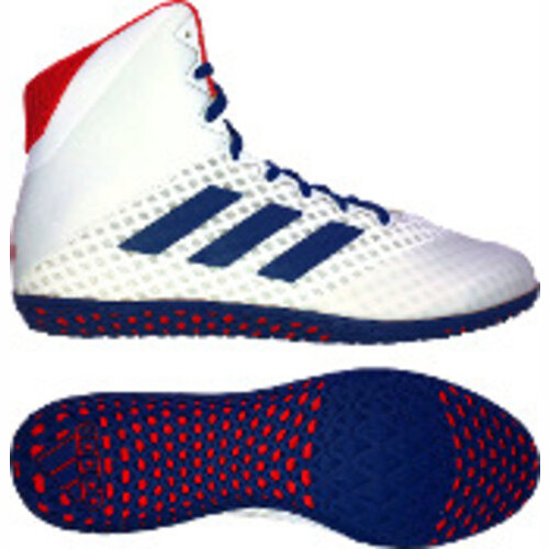 [BRM2159633] 아디다스 매트위저드 4 YOUTH  WHITE/ROYAL/RED 키즈 Youth BC5030-YOUTH 레슬링화 복싱화  Adidas Mat Wizard