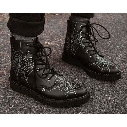 [BRM1974563] 티유케이 블랙  TUK스킨™ 7 홀 Spiderweb Glow 부츠 맨즈 A9746  T.U.K. Black TUKskin™ 7-Eye Boot Boots