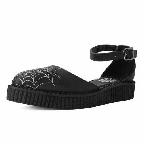 [BRM2024663] 티유케이 블랙 포인티드 Spiderweb Glow 샌들 우먼스 A9944L  T.U.K. Black Pointed Sandal Sandals