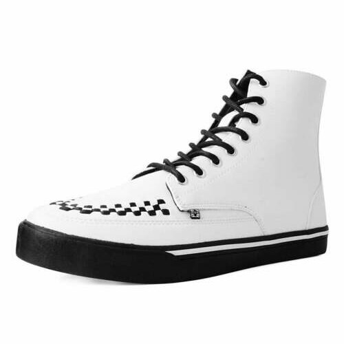 [BRM2153217] 티유케이 화이트 TUK스킨™ 8Eye 스니커 부츠 스니커즈 맨즈 A3094  T.U.K. White TUKskin™ Sneaker Boot Sneakers