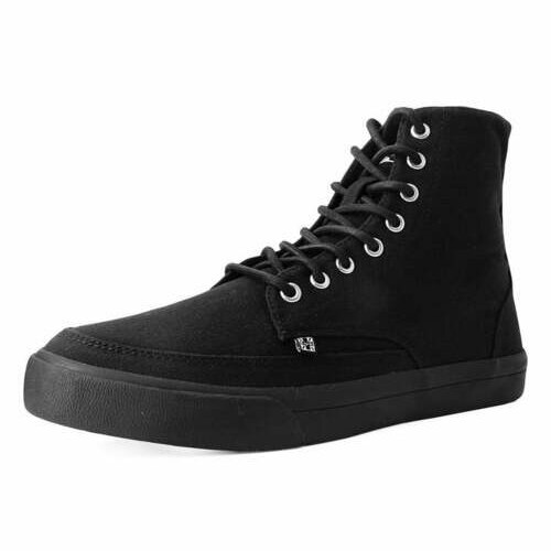 [BRM2155114] 티유케이 블랙 캔버스 8Eye 스니커 부츠 스니커즈 맨즈 A3093  T.U.K. Black Canvas Sneaker Boot Sneakers