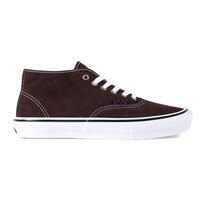 [BRM2182116] 반스 스케이트 어센틱 미드 VCU 맨즈  (Dark Brown / White)  Vans Skate Authentic Mid