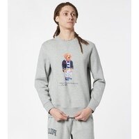 [BRM2043590] 폴로 랄프로렌 베어 플리스 스웨트셔츠 맨즈 710853308008-GRY  (Andover Heather Grey)  Polo Ralph Lauren Bear Fleece Sweatshirt