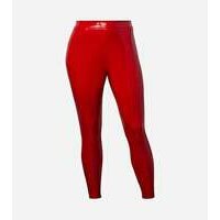 [BRM2049483] 아디다스 아이비 파크 Latex 스트레이트 레그 바지 플러스 Size 우먼스 HH7168  (Red)  Adidas IVY PARK Straight Leg Pants Plus