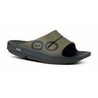 [BRM2172075] 우포스 남녀공용 Ooahh 스포츠 슬리퍼 샌들 맨즈 1500TACGRN.1  (Tactical Green)  Oofos Unisex Sport Slide Sandal