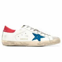 [BRM2077511] 골든 구스 스니커즈 슈퍼스타 맨즈 G36MS590.T77 (White &amp; Red Leather / Blue Star) Golden Goose Sneakers Superstar