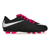 [BRM2169121] 나이키 브라바타 FGR Black/White/Pink 플래시 축구화 키즈 Youth  Nike Bravata Flash