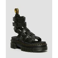 [BRM2098021] 닥터마틴 Ricki 나파 럭스 레더/가죽 플랫폼 글라디에이터 샌들 우먼스 27402001  (BLACK)  DR MARTENS Nappa Lux Leather Platform Gladiator Sandals