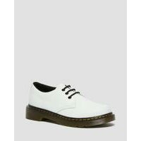 [BRM2098184] 닥터마틴 주니어 1461 레더/가죽 레이스 업 슈즈 키즈 Youth 26775100  (WHITE)  DR MARTENS Junior Leather Lace Up Shoes