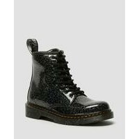 [BRM2098366] 닥터마틴 주니어 1460 글리터 레이스 업 부츠 키즈 Youth 27050001  (BLACK)  DR MARTENS Junior Glitter Lace Up Boots