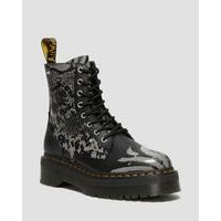 [BRM2099117] 닥터마틴 제이든 Animal Clash 레더/가죽 플랫폼 부츠 남녀공용 27669001  (BLACK+GREY)  DR MARTENS Jadon Leather Platform Boots