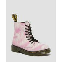 [BRM2099170] 닥터마틴 주니어 1460 파스칼 홀 다이 레이스 업 부츠 키즈 Youth 27663689  (PINK)  DR MARTENS Junior Pascal Tie Dye Lace Up Boots