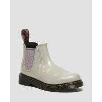 [BRM2108676] 닥터마틴 주니어 2976 스파클 레이스 첼시 부츠 키즈 Youth 27637040  (SILVER)  DR MARTENS Junior Sparkle Rays Chelsea Boots