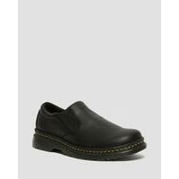 [BRM2110211] 닥터마틴 Boyle Grizzly 레더/가죽 슬립온 슈즈 맨즈 21096001  (BLACK)  DR MARTENS Men&#039;s Leather Slip On Shoes