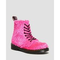 [BRM2112420] 닥터마틴 주니어 1460 파스칼 Tinsel Fur 레이스 업 부츠 키즈 Youth 27670682  (PINK)  DR MARTENS Junior Pascal Lace Up Boots
