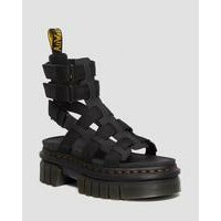 [BRM2171883] 닥터마틴 Ricki 레더/가죽 플랫폼 글라디에이터 샌들 우먼스 30577001  (Black)  DR MARTENS Leather Platform Gladiator Sandals