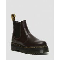 [BRM2171886] 닥터마틴 2976 스무드 레더/가죽 플랫폼 첼시 부츠 남녀공용 27865606  (Burgundy)  DR MARTENS Smooth Leather Platform Chelsea Boots