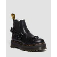[BRM2172014] 닥터마틴 2976 Harness 레더/가죽 플랫폼 첼시 부츠 남녀공용 30813001  (Black)  DR MARTENS Leather Platform Chelsea Boots