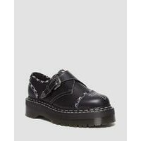 [BRM2179661] 닥터마틴 Monk Gothic 아메리카나 레더/가죽 플랫폼 슈즈 남녀공용 34131001  (Black)  DR MARTENS Americana Leather Platform Shoes